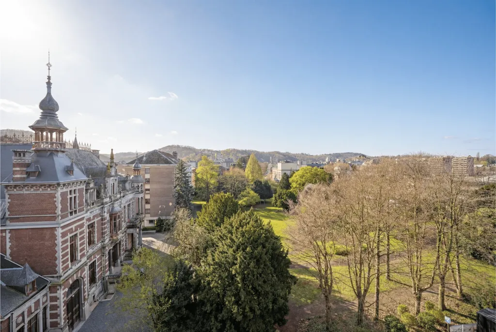 Aerial - 1-Bed Apartment with Terrace in Huy