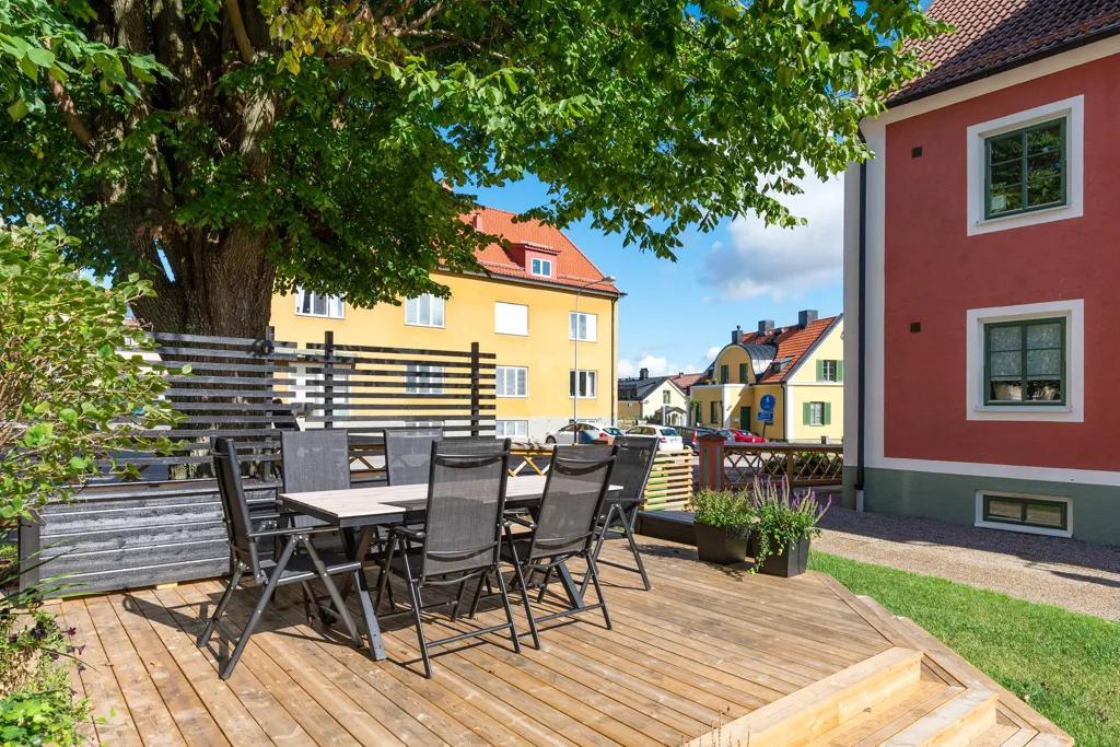 Terrasse - Apartment with High Ceilings in Linköping