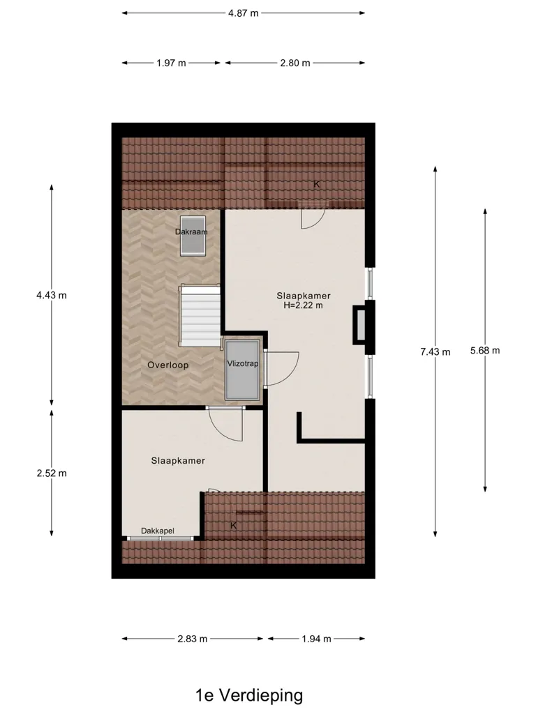 Plaan - 2-Storey House with Garden in Wemeldinge