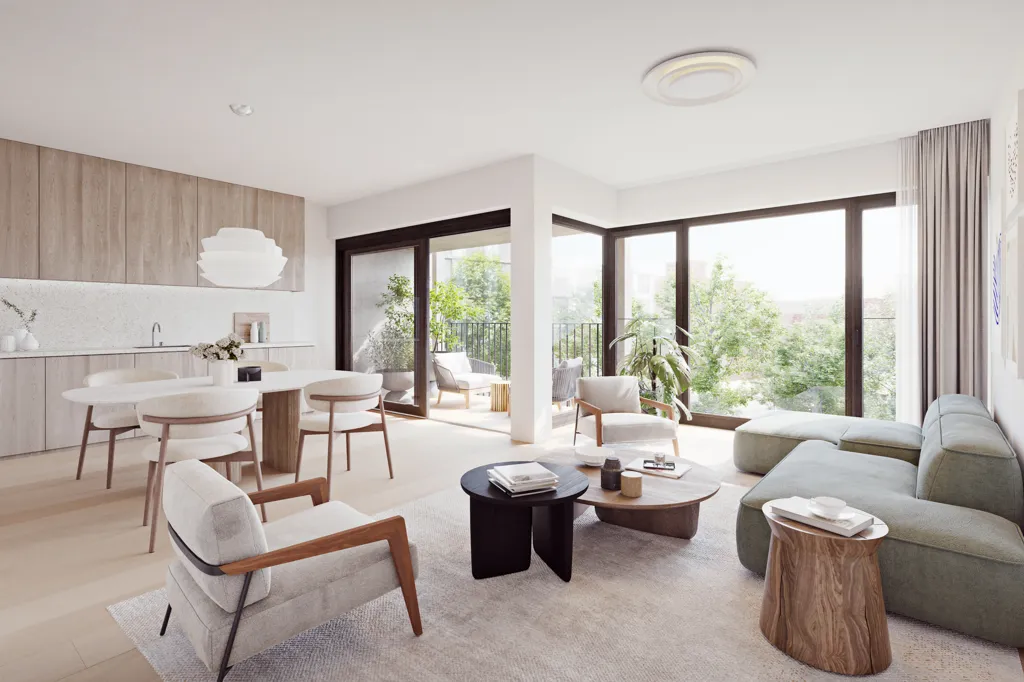Elutuba - New Build Apartment with Terrace in Elsene