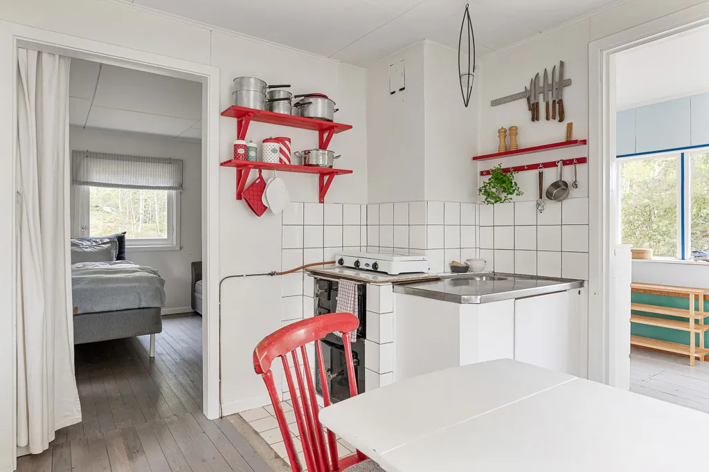 Cuisine - Holiday Home with Lakeside Plot in Övre Malmen