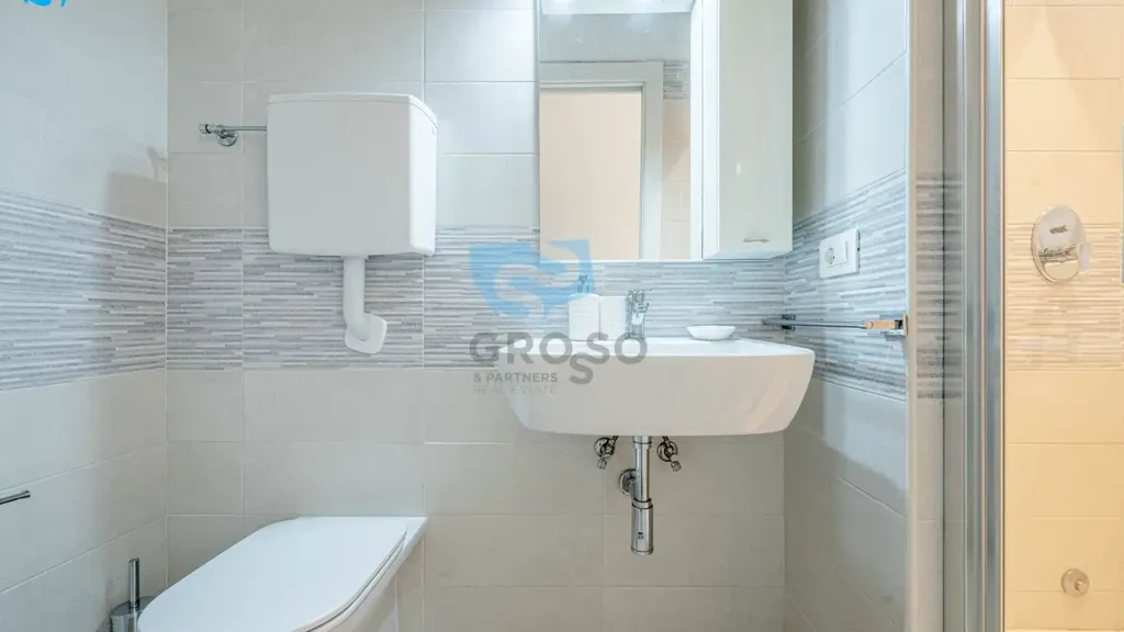 Salles de bain - Seafront Apartment with Private Beach in Jesolo