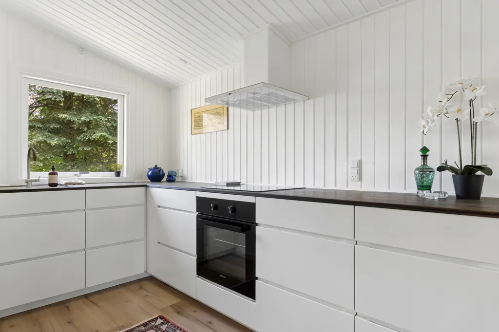 Köök - Renovated Holiday Home with Garden in Hundested
