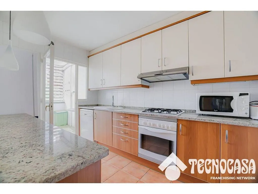 Köök - Apartment with Terrace in Vilassar de Mar