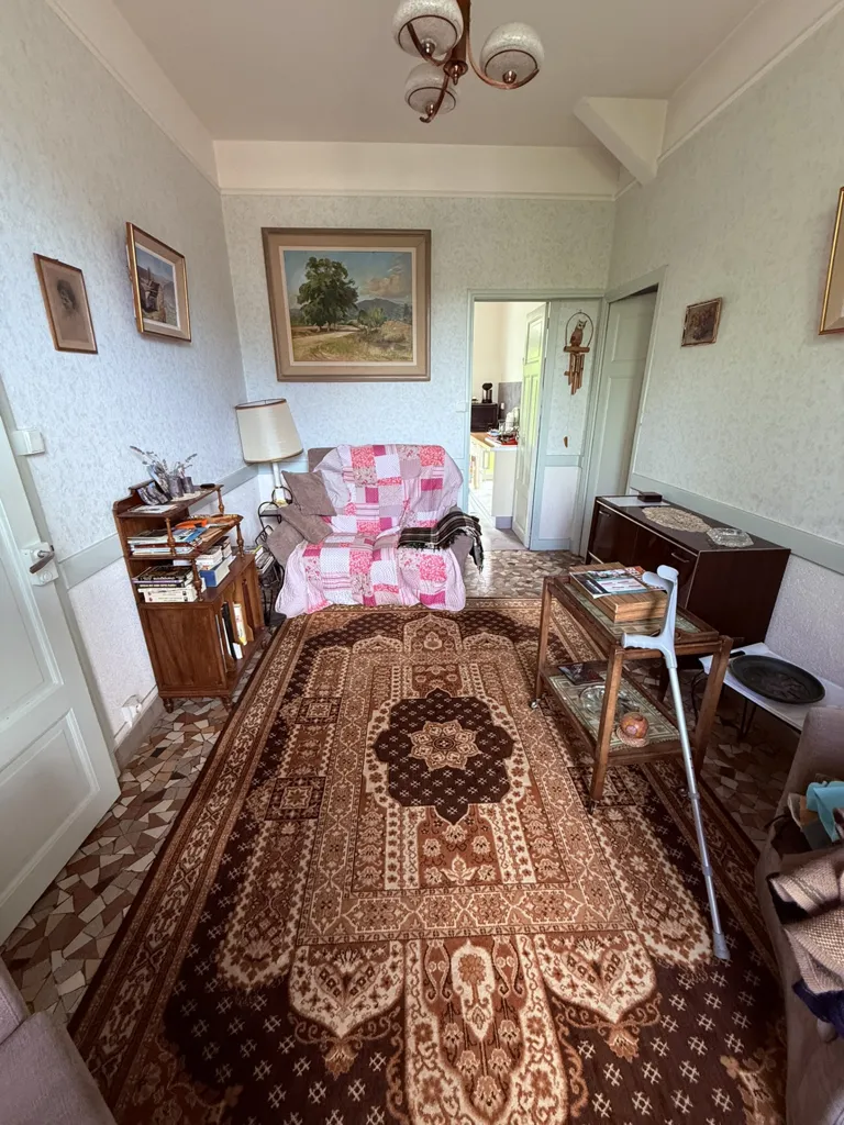Séjour - Maison des Années 30 avec Jardin à Bellerive