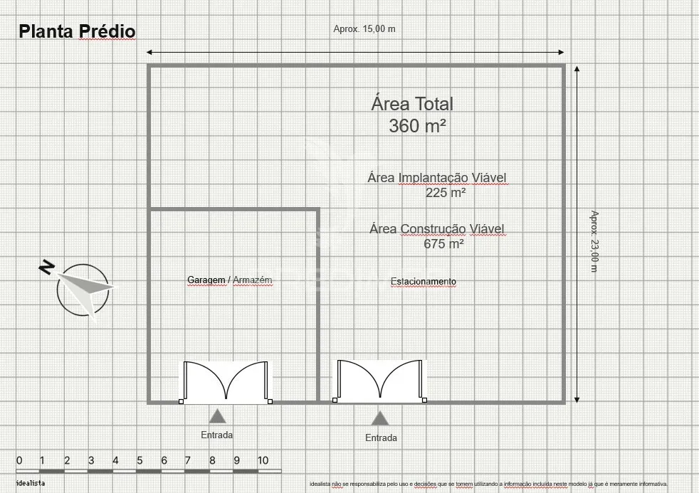 Floor Plan - Construction Plot with Central Location in Grândola