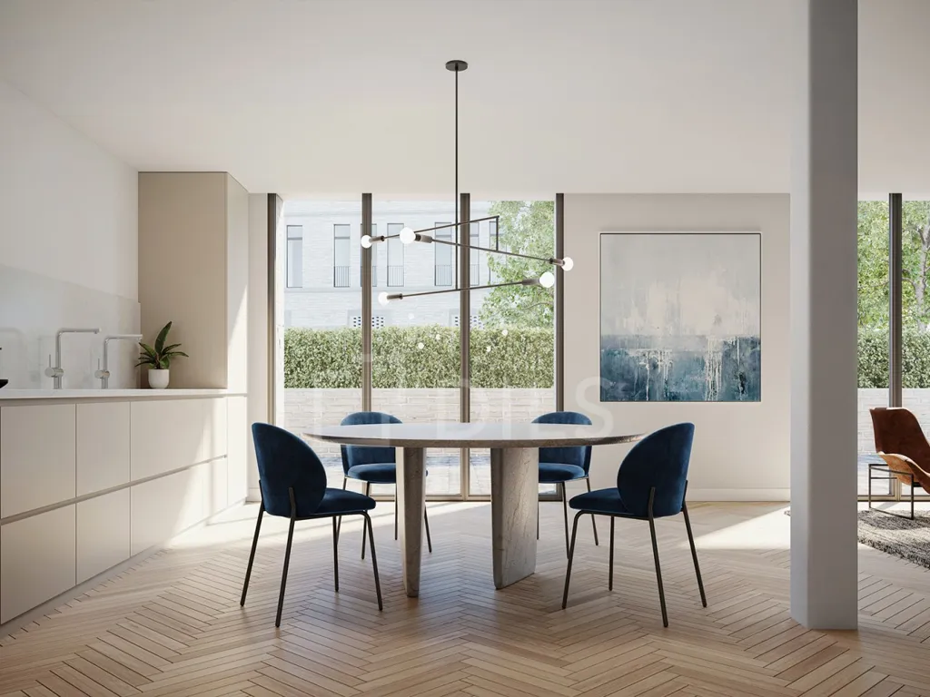 Salle à manger - T3 Apartment with River View in Beato, Lisbon