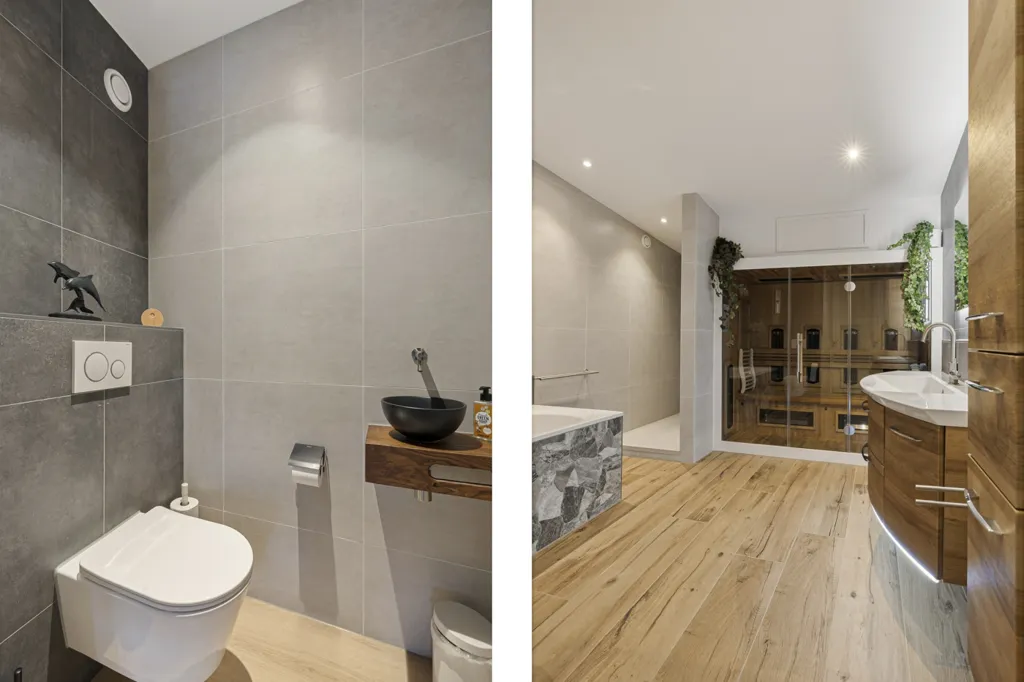 Salles de bain - Luxury Semi-Bungalow with Garden in Wytgaard