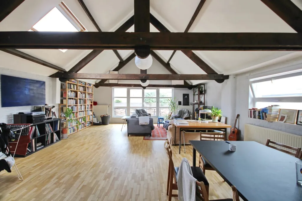 Living Room - Loft with Terrace in Flower Garden District