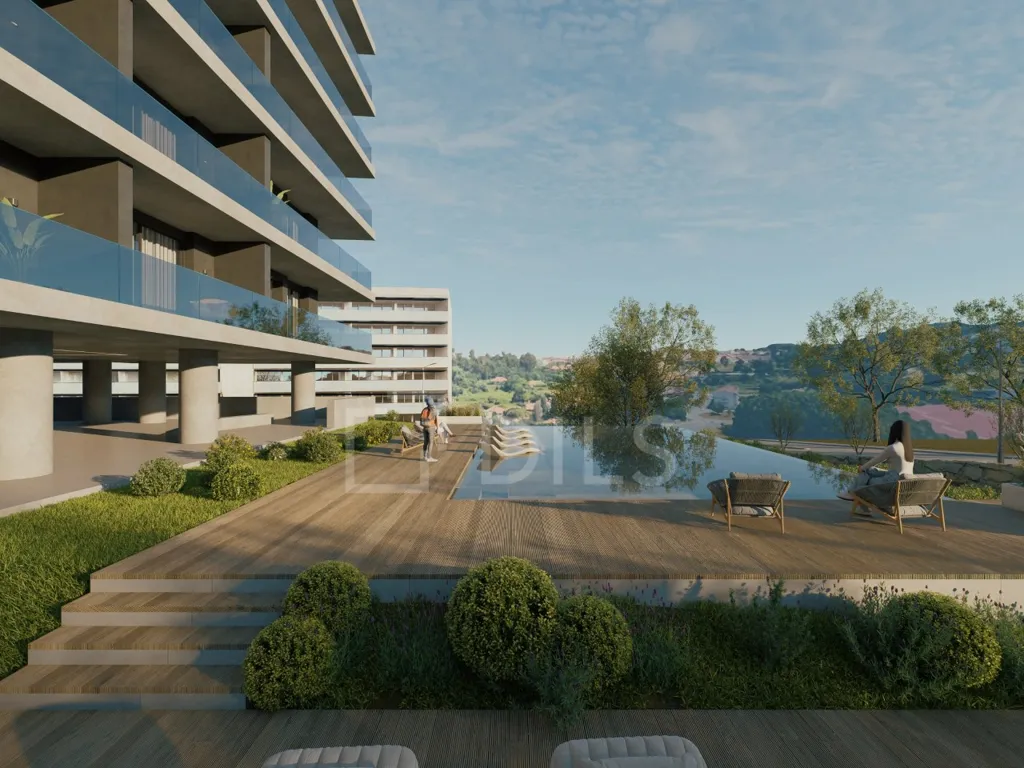 Piscine - Studio Apartment with River View in Vila Nova de Gaia