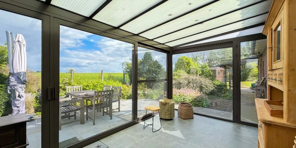 Terrasse - Villa avec Jardin et Piscine à Ellezelles