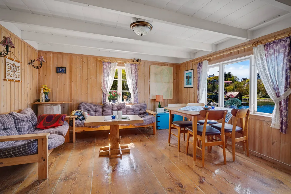 Séjour - Maison 4 pièces à Rubbestadneset