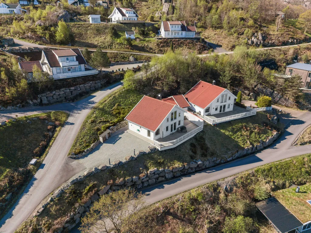 Vue aérienne - Fritidsbolig with Sea View in Lindesnes
