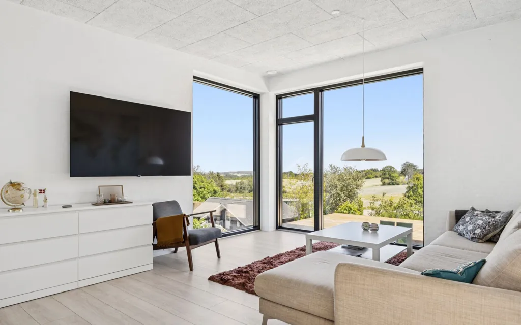 Séjour - Contemporary Villa with Garden in Ebeltoft
