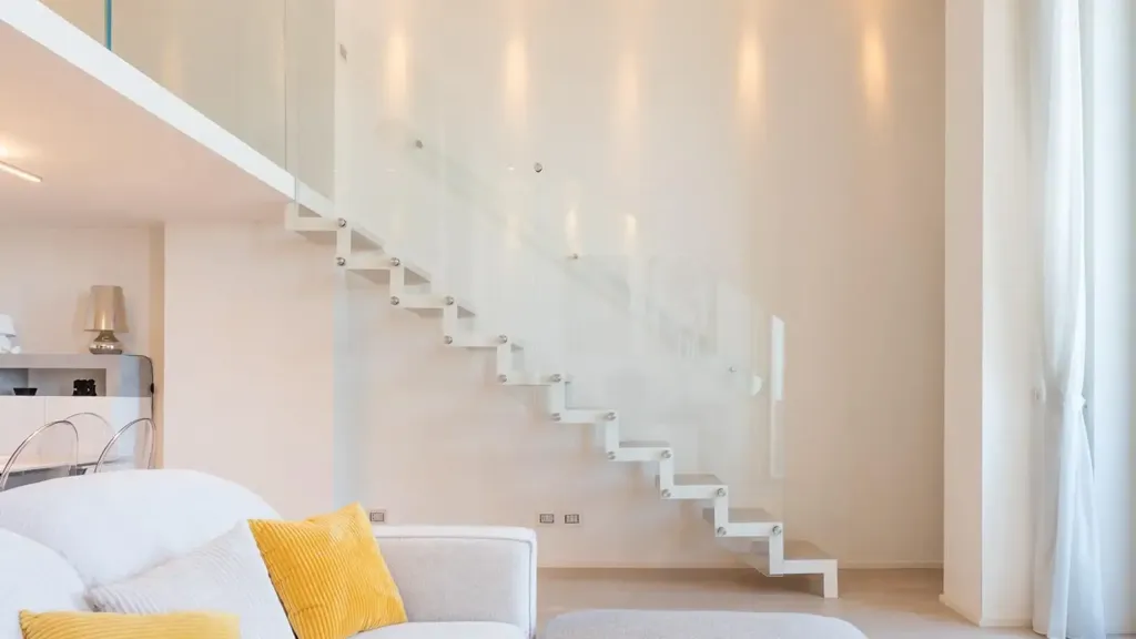 Living Room - Seafront Apartment with Balcony in Viareggio