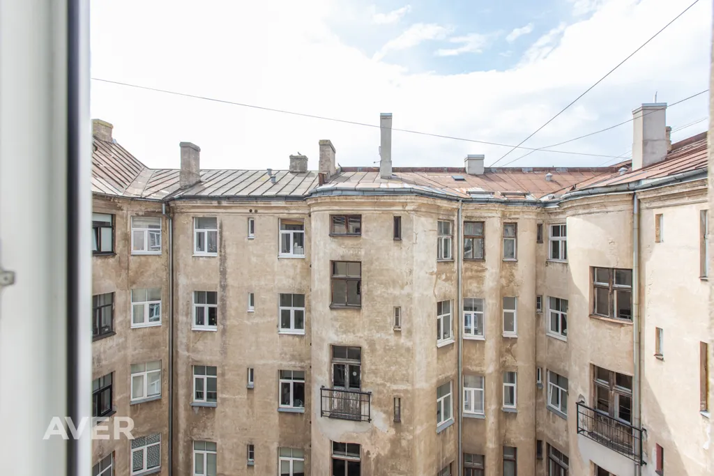 Balcony - Renovated Apartment with Panoramic View in Riga Centre