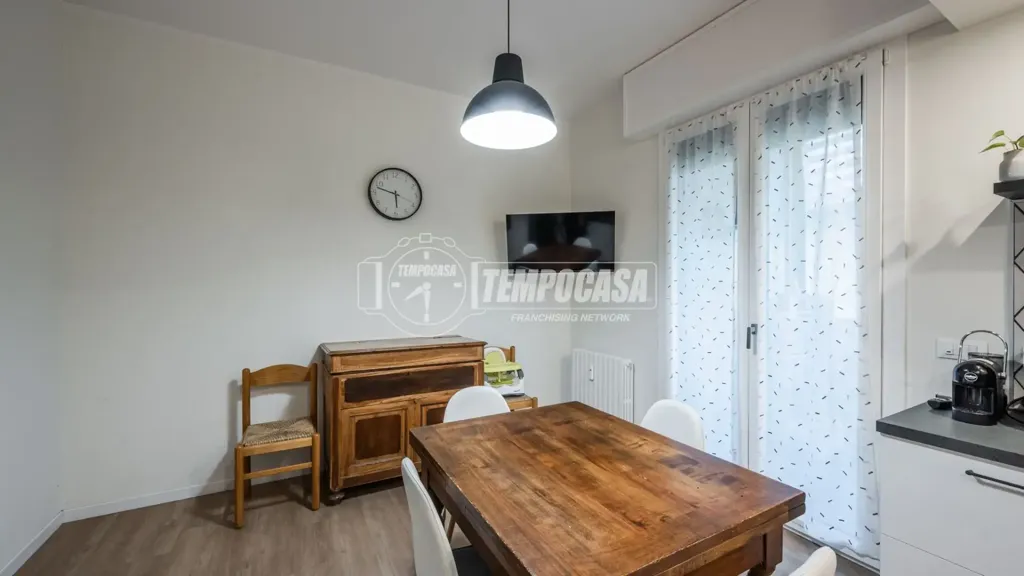 Dining Room - Fully Rented Apartment with Balcony in Castenaso