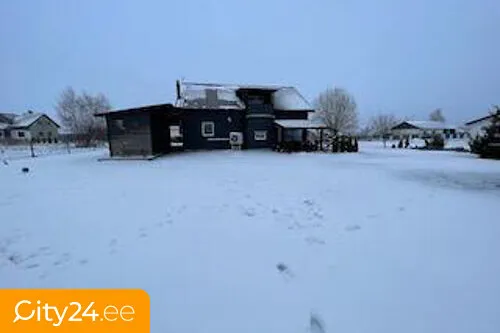 Õhuvaade - Wooden House with Storage in Eametsa
