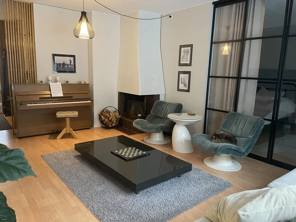 Soggiorno - Spacious Terraced House with Garden in Karakallio, Espoo