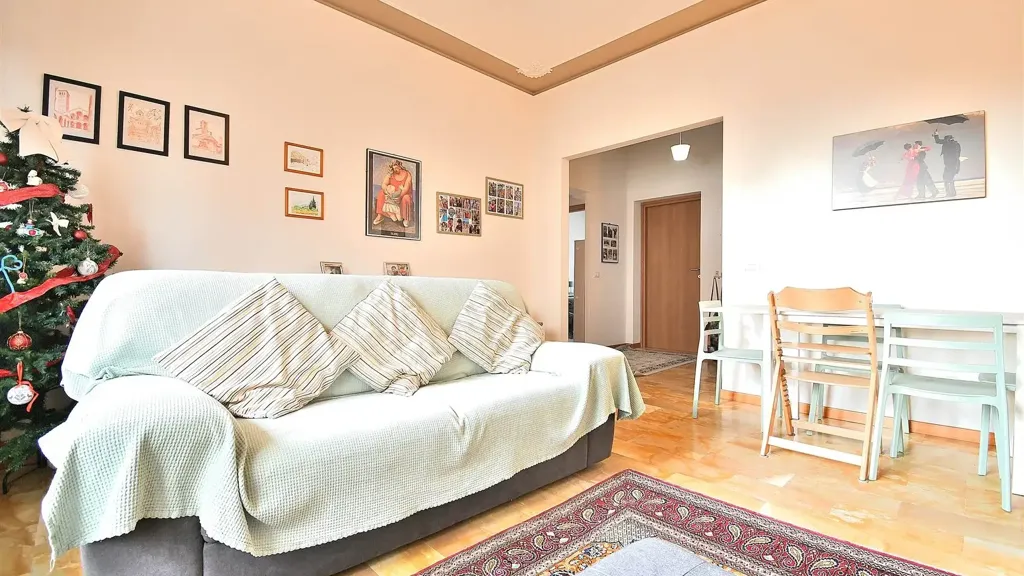 Séjour - Rustic Apartment with Terrace in Siena
