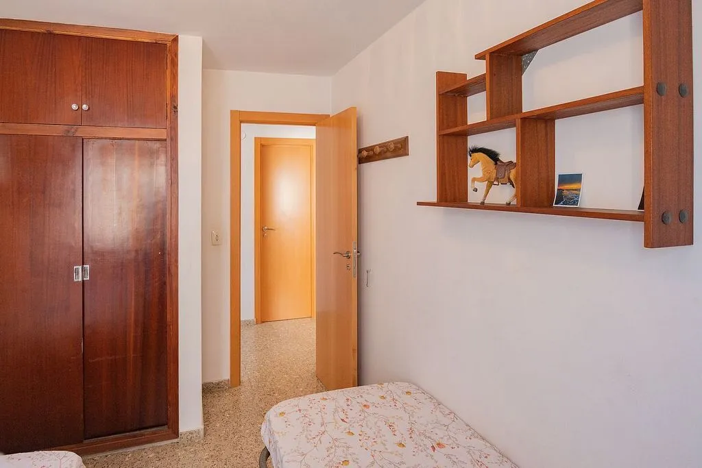 Bedrooms - Ample Terrace Apartment in Oliva Playa