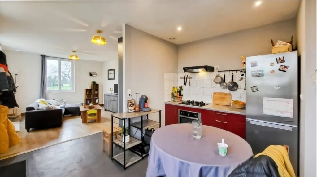 Cucina - Renovated Apartment with Pyrenees View in Idron