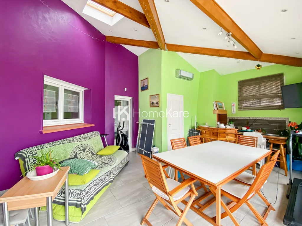 Salle à manger - Maison avec Piscine et Vue Pyrénées à Vénérque