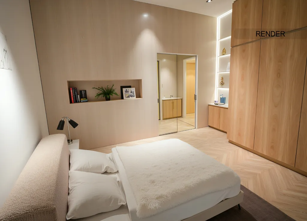 Bedrooms - Luxury Penthouse with Rooftop Terrace in Milan