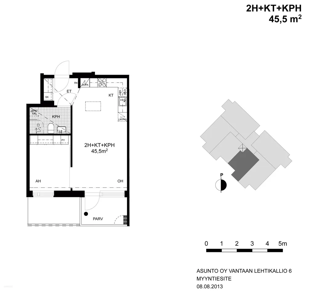 Plaan - Modern Apartment with Glazed Balcony in Vantaa