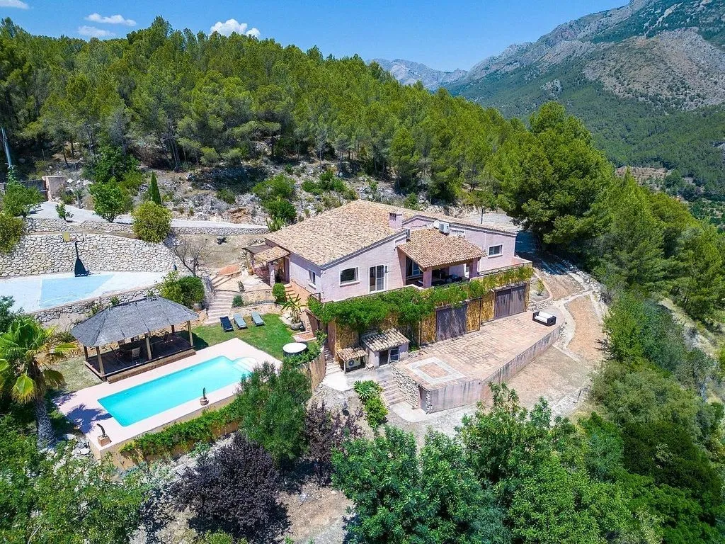 Vue aérienne - Villa with Pool and Terrace in Callosa d'En Sarrià