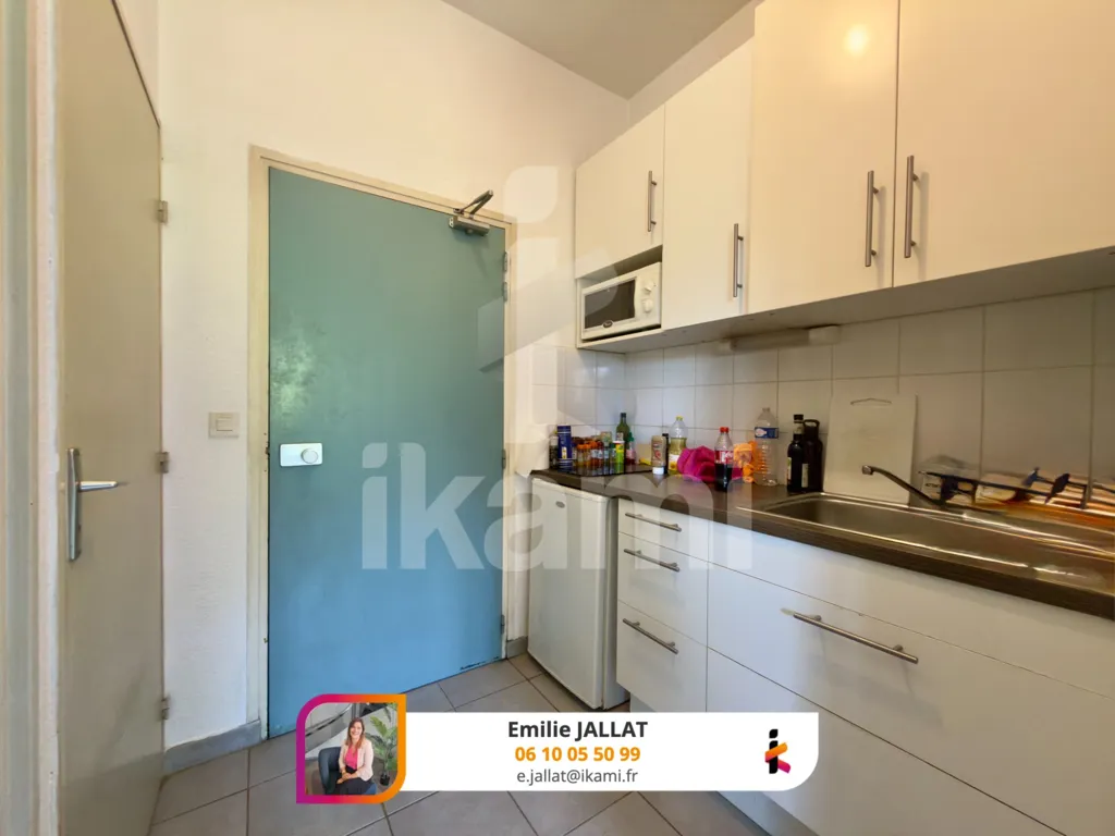 Cucina - Studio Rez-de-Jardin with Parking in Sassenage