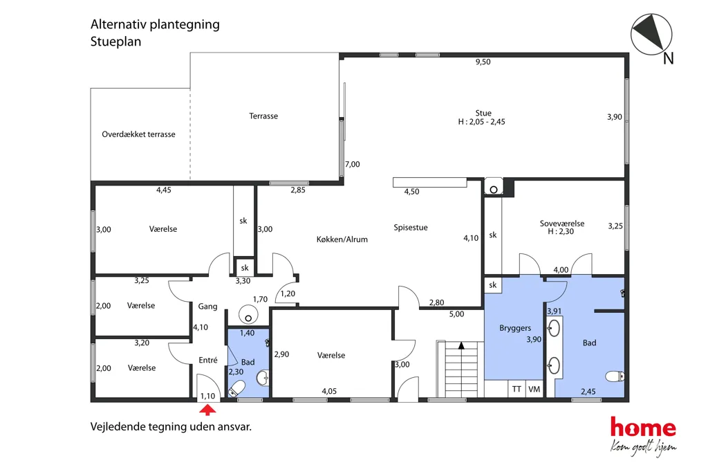 Maison 6 pièces à Munkebo