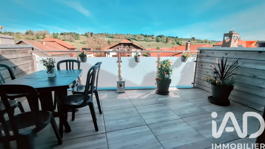 Balcony - Triplex with Terraces in Rochejean