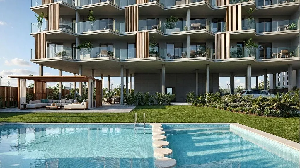 Bassein - New Flat with Pool in Moncofa