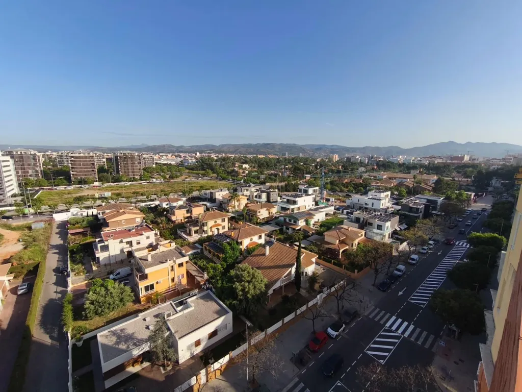 Vue aérienne - Spacious Apartment with Balcony in Castelló