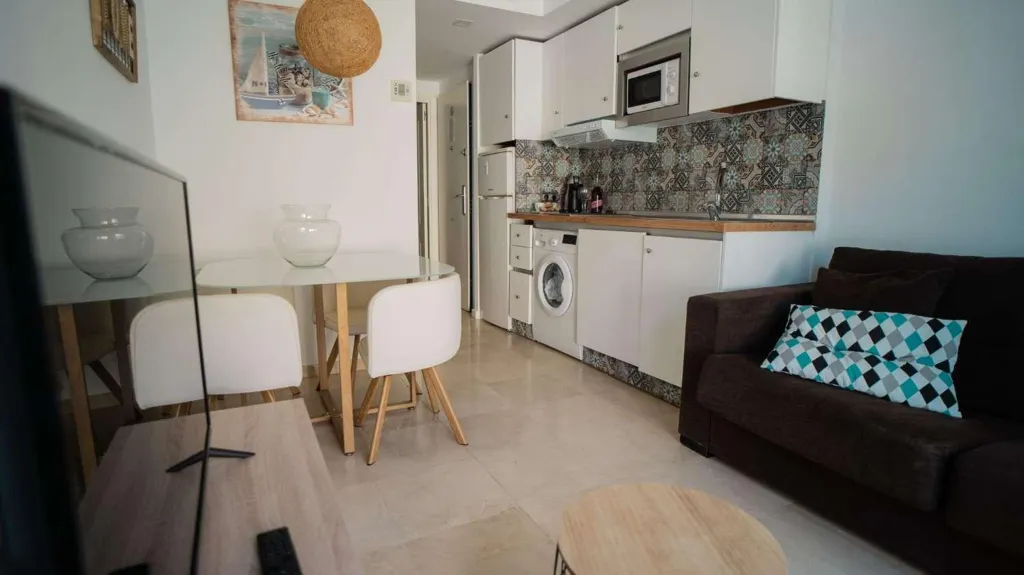Séjour - 1-Bed Apartment with Pool in Benalmádena