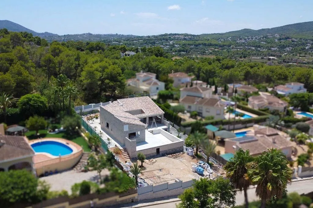Vue aérienne - Newly Built Villa with Pool in Jávea