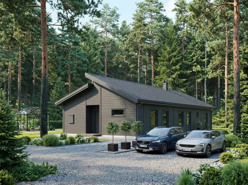 Modern Bungalow with Open Plan in Gällinge