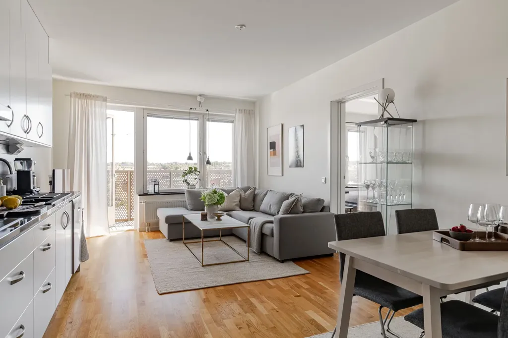 Salle à manger - Apartment with City View in Central Linköping