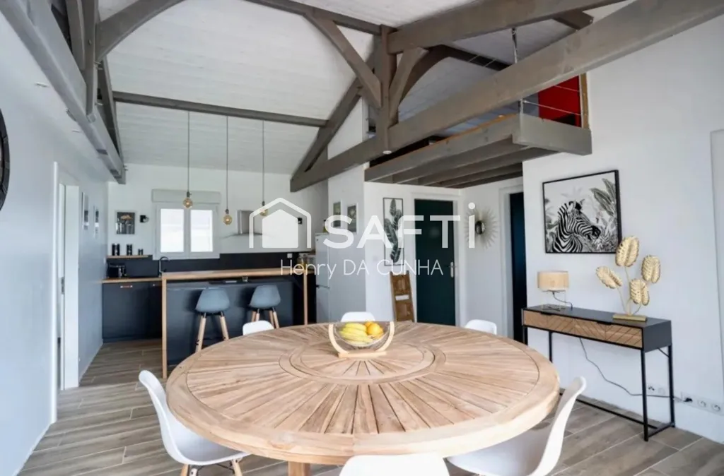 Salle à manger - Maison Bois au Calme avec Piscine et Jacuzzi