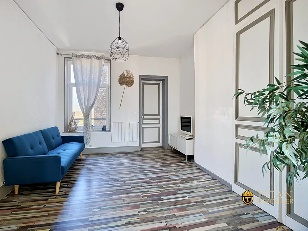Séjour - Appartement Lumineux 3 Pièces à Dunkerque
