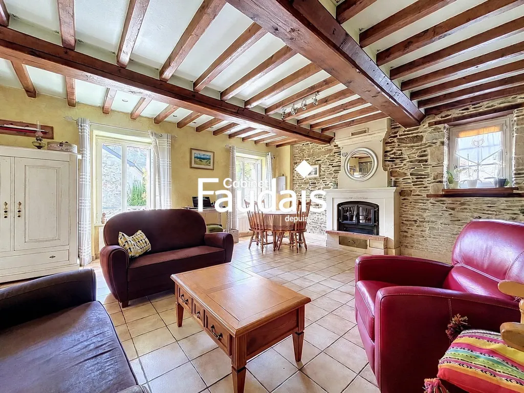 Séjour - Maison en Pierre avec Jardin à Val d'Arry