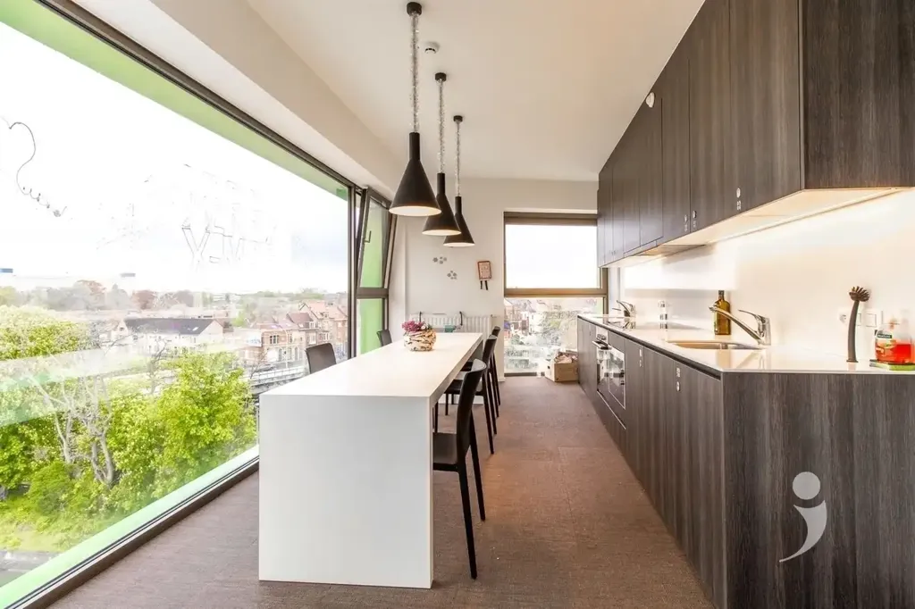 Köök - Modern Student Room with Terrace in Leuven