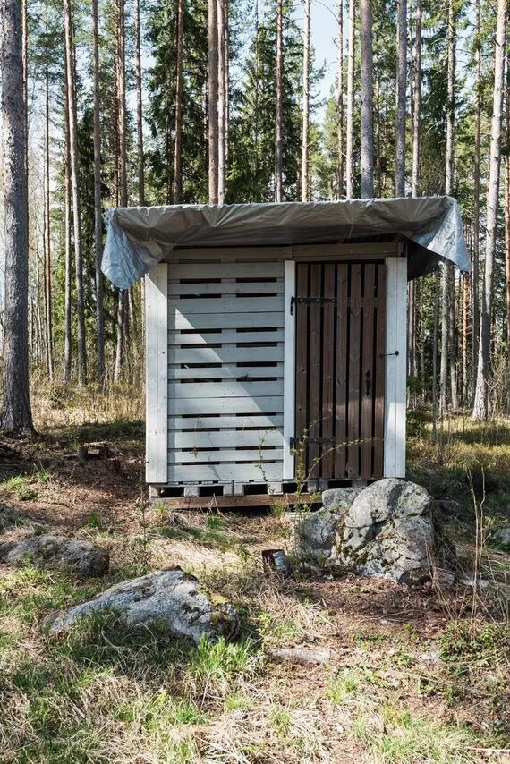 Extérieur - Cottage with Sauna and Lake View in Teisko