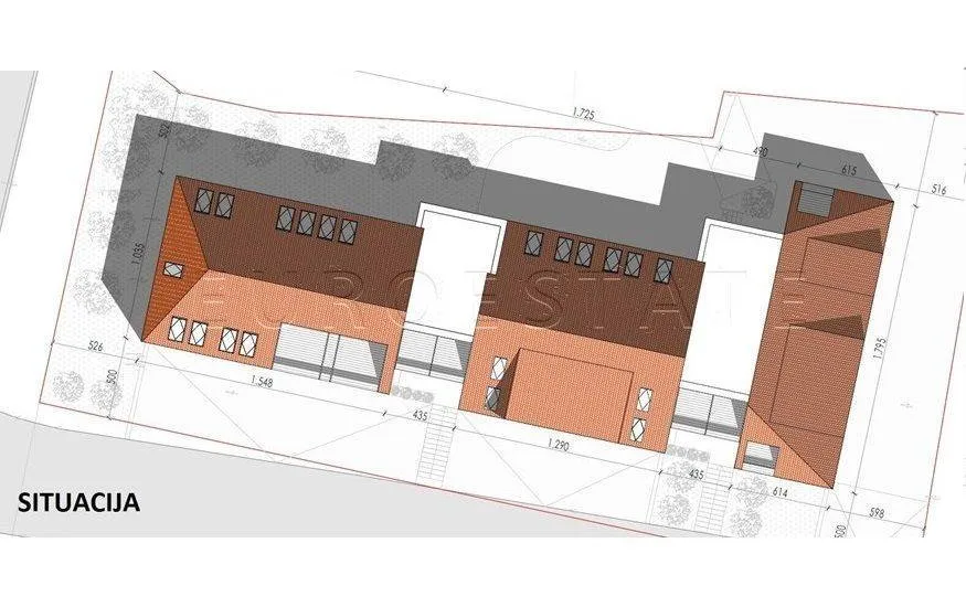 Plan - Studio Apartment with Balcony in Ludbreg