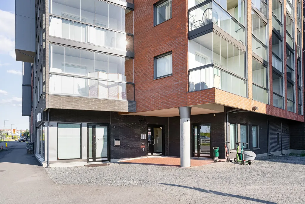 Exterior - Studio Apartment with Balcony in Santalahti, Tampere