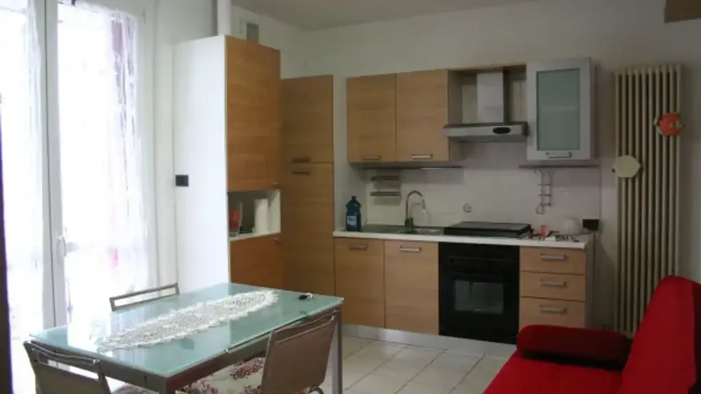 Kitchen - Armed Two-Bedroom Apartment in Piacenza