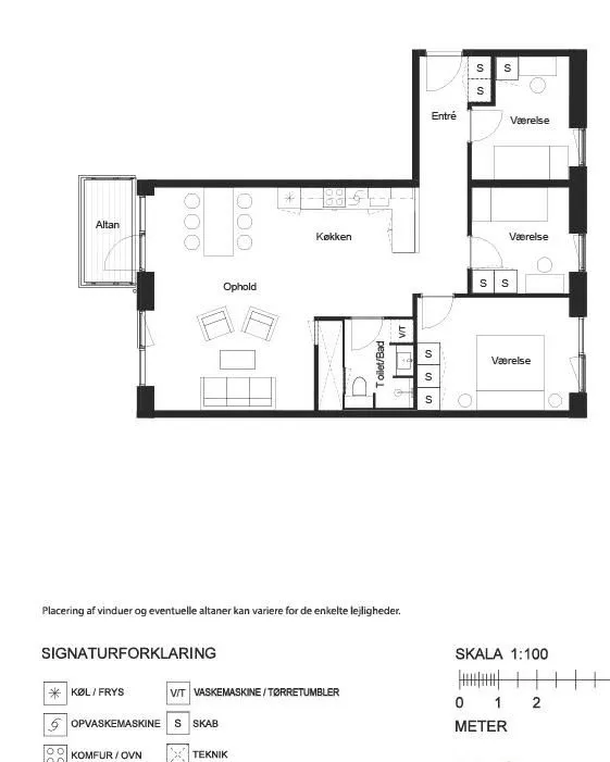Plaan - Modern Flat with Balcony in Rødvore