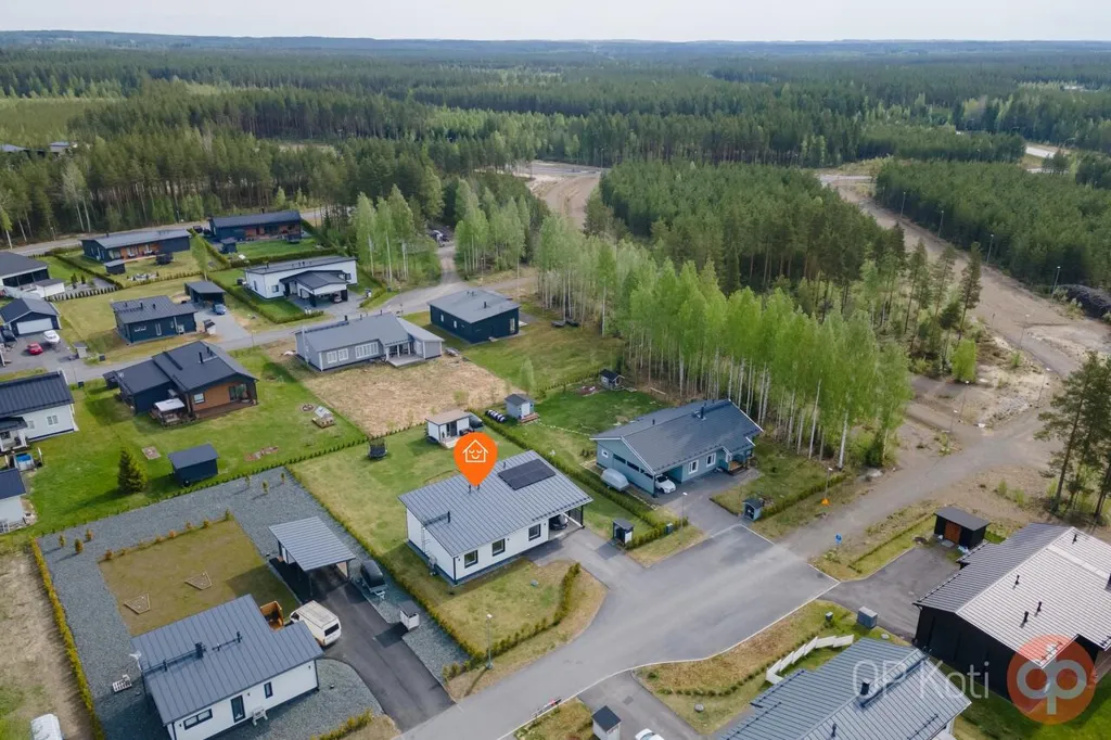 Vista aerea - Modern Cottage with Sauna in Multimäki