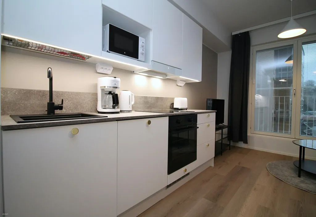 Cucina - Furnished Studio with Kitchen in Turku